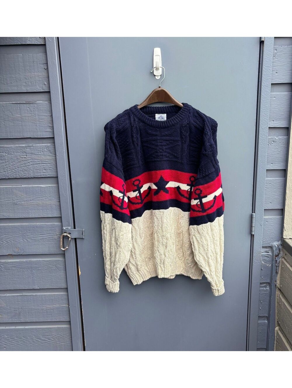Vintage Cambridge Classics Cable Knit Sweater
